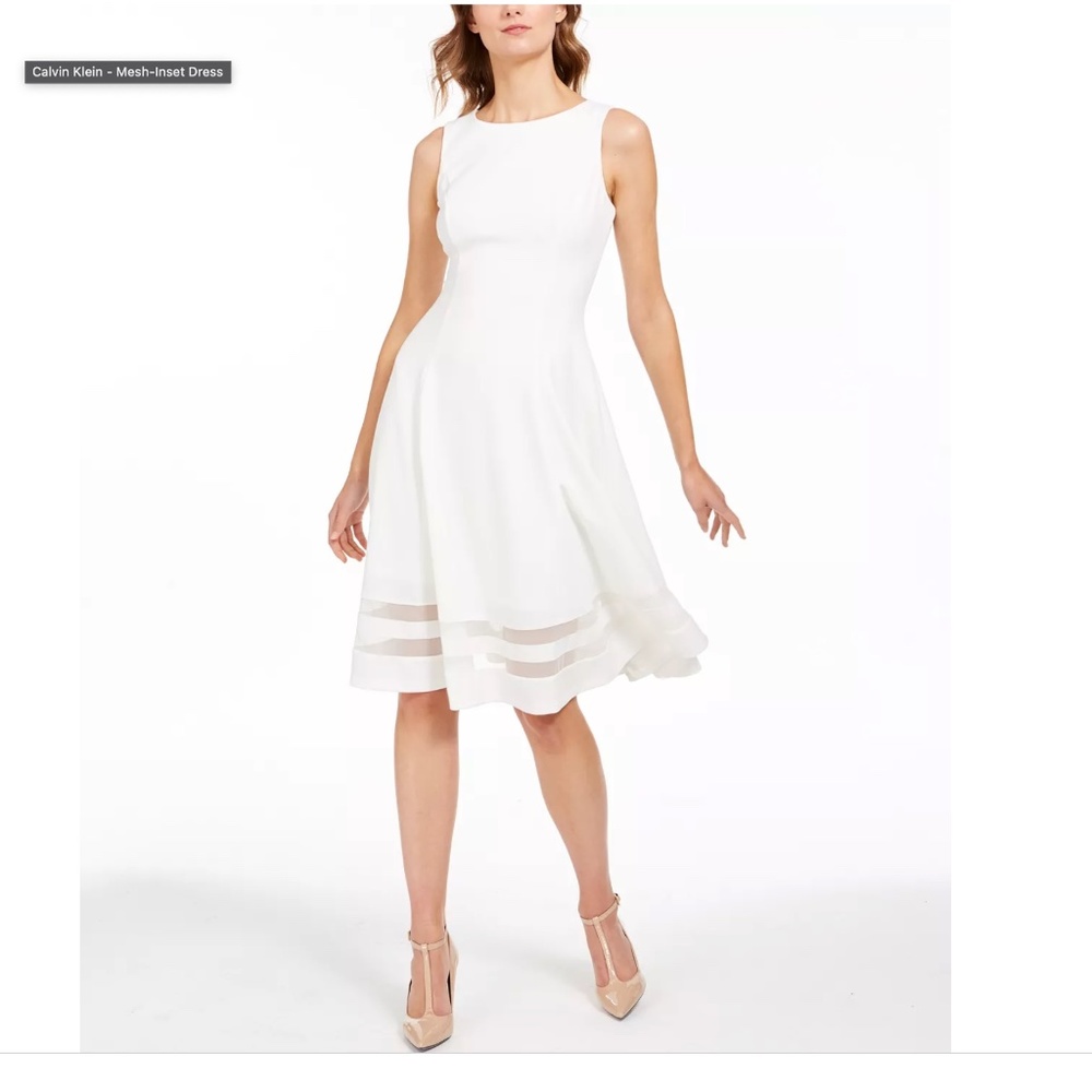 Calvin Klein White Dress